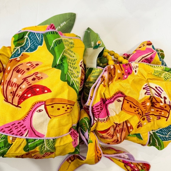 Farm Rio yellow beaks and bananas blouse skirt set - Picture 4 of 8